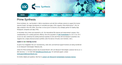 Desktop Screenshot of primesynthesis.com