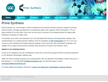 Tablet Screenshot of primesynthesis.com